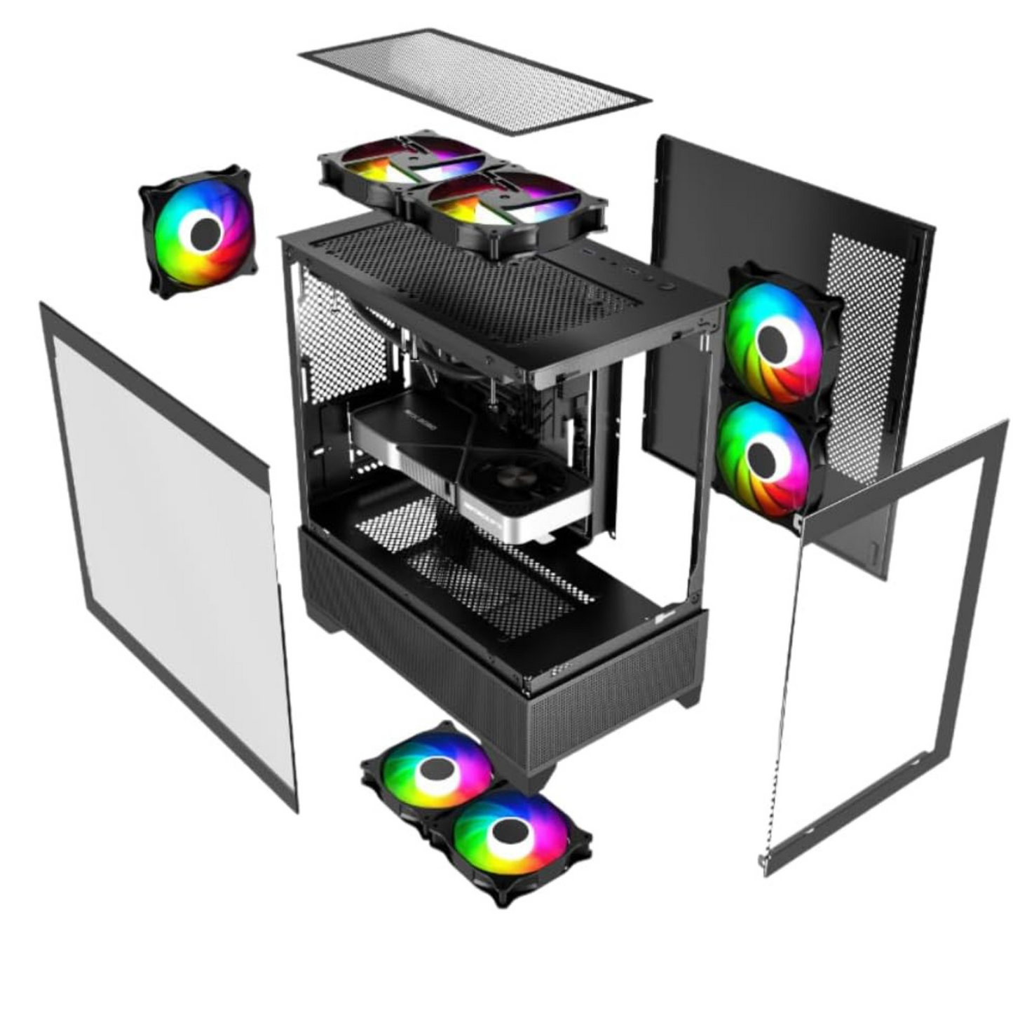 Computador Gamer STANLEY Aquario, i5 Quarta Geração, 16GB, GeForce GTX 4GB, SSD 480GB, Fonte 500w GAMER,Gabinete c/ 3 Fans+Controle RGB +COPO STANLEY 473ML DREAMCOMPUTERS