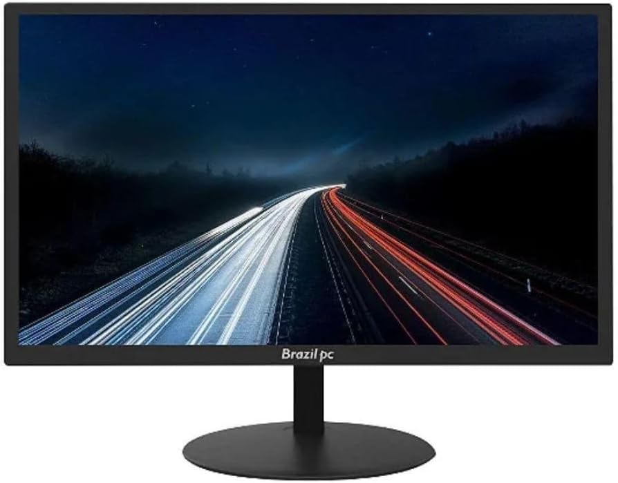 Monitor LED 20 Brazil PC BPC-20WR-75Hz 5ms Furação Vesa HDMI e VGA cor Preto 1600x900