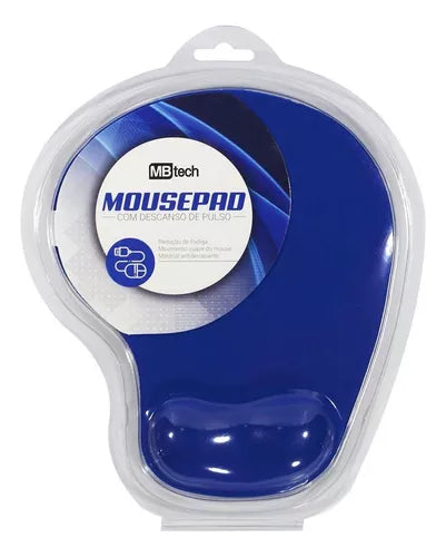Mouse Pad Ergonômico Antiderrapante com Apoio Mbtech